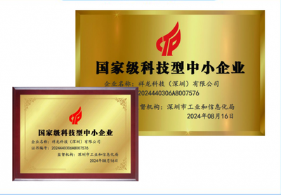 祥龍科技成功入庫“國家級科技型中小企業”，深耕信息科技技術開發領域